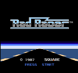 Rad Racer Title Screen